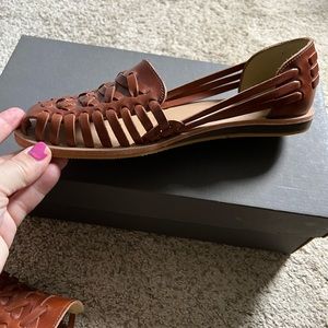 Huarache sandals from Anthro.